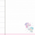 Japan Sanrio Original Horizontal Rule Type B6 Diary - Little Twin Stars 2024 - 7