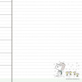 Japan Sanrio Original Horizontal Rule Type B6 Diary - Snoopy 2024 - 7