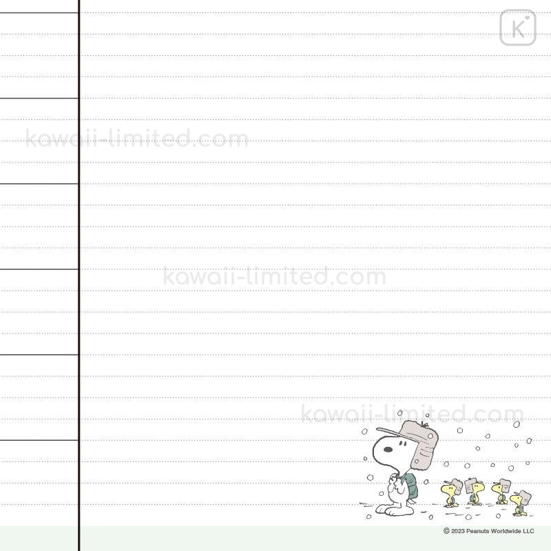 2024 Peanuts Snoopy B6 Weekly Planner LINED TYPE Diary Notebook