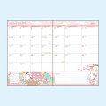 Japan Sanrio Original Horizontal Rule Type B6 Diary - Sanrio Characters 2024 - 4