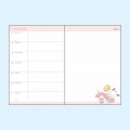 Japan Sanrio Original Horizontal Rule Type B6 Diary - Sanrio Characters 2024 - 5