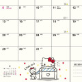 Japan Sanrio Original Block Type B6 Diary - Hello Kitty 2024 - 6