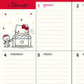 Japan Sanrio Original Block Type B6 Diary - Hello Kitty 2024 - 7