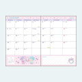 Japan Sanrio Original Block Type B6 Diary - Little Twin Stars 2024 - 4