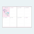 Japan Sanrio Original Block Type B6 Diary - Little Twin Stars 2024 - 5