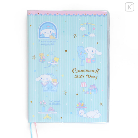 Japan Sanrio Original Block Type B6 Diary - Cinnamoroll 2024 - 1