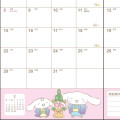 Japan Sanrio Original Block Type B6 Diary - Cinnamoroll 2024 - 6