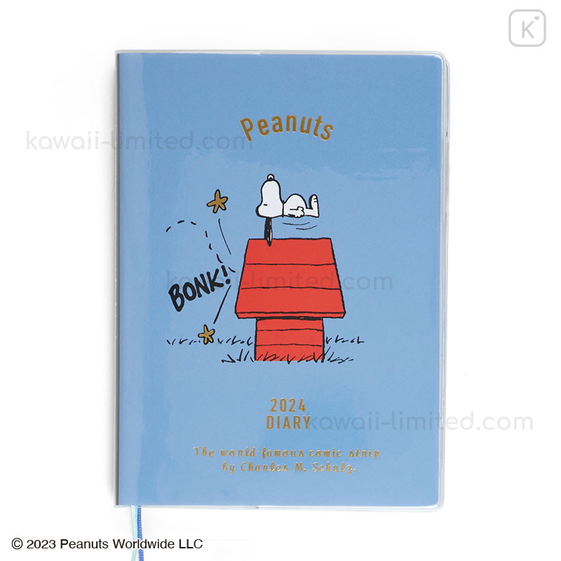 Japan Sanrio Original Block Type B6 Diary - Snoopy 2024