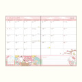 Japan Sanrio Original Block Type B6 Diary - Sanrio Characters 2024 - 4
