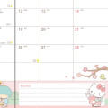 Japan Sanrio Original Block Type B6 Diary - Sanrio Characters 2024 - 8