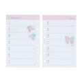 Japan Sanrio Original Personal Organizer Refill Set - Little Twin Stars 2024 - 5