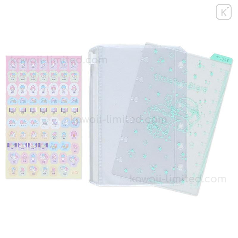 Japan Sanrio Original Personal Organizer Refill Set - Little Twin Stars ...