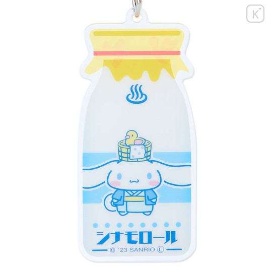 Japan Sanrio Acrylic Key Chain - Cinnamoroll : Hot Spring - 2