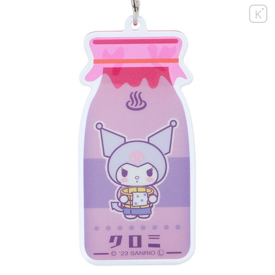 Japan Sanrio Acrylic Key Chain - Kuromi : Hot Spring - 2