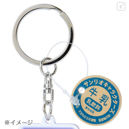 Japan Sanrio Acrylic Key Chain - Kuromi : Hot Spring - 3