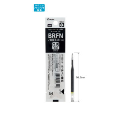 Japan Pilot BRFN Ballpoint Pen Refill - 0.5mm Black