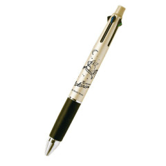 Japan Ghibli Jetstream 4&1 Multi Pen + Mechanical Pencil - My Neighbor Totoro / Silver Gold