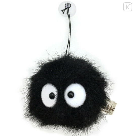 Japan Ghibli Fluffy Plush with Suction Cup - My Neighbor Totoro / Susuwatari Sootsprites - 1