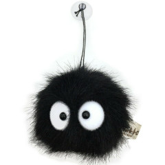 Japan Ghibli Fluffy Plush with Suction Cup - My Neighbor Totoro / Susuwatari Sootsprites