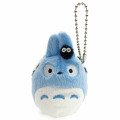 Japan Ghibli Fluffy Plush Keychain Mini Pouch - My Neighbor Totoro / Blue Bunny - 1