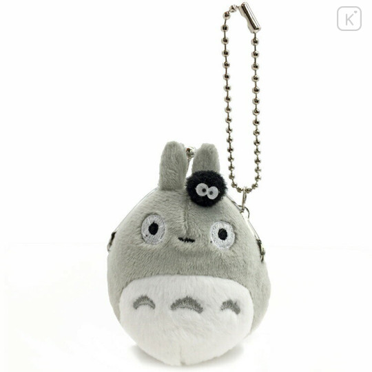 Japan Ghibli Fluffy Plush Keychain Mini Pouch - My Neighbor Totoro - 1