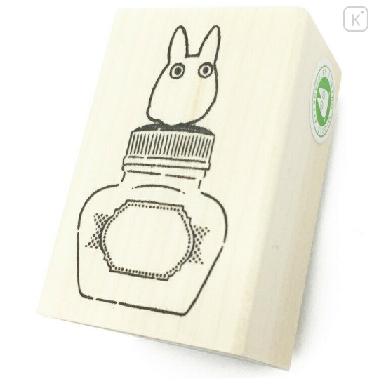 Japan Ghibli Stamp - My Neighbor Totoro : Little Totoro and Ink Bottle - 1