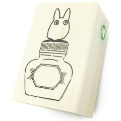 Japan Ghibli Stamp - My Neighbor Totoro : Little Totoro and Ink Bottle