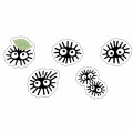 Japan Ghibli Die-cut Flake Seal Sticker Pack - My Neighbor Totoro / Susuwatari Sootsprites - 1