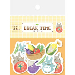 Japan Ghibli Die-cut Washi Sticker Pack - My Neighbor Totoro / Break Time