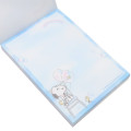 Japan Peanuts Mini Notepad - Snoopy : Woostock White & Blue Sky - 2