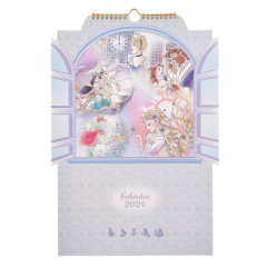 Japan Disney Store Wall Calendar & Organizer - Princess 2024