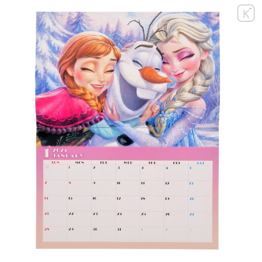 Japan Disney Store Wall Calendar & Organizer - Character / 2024 - 2