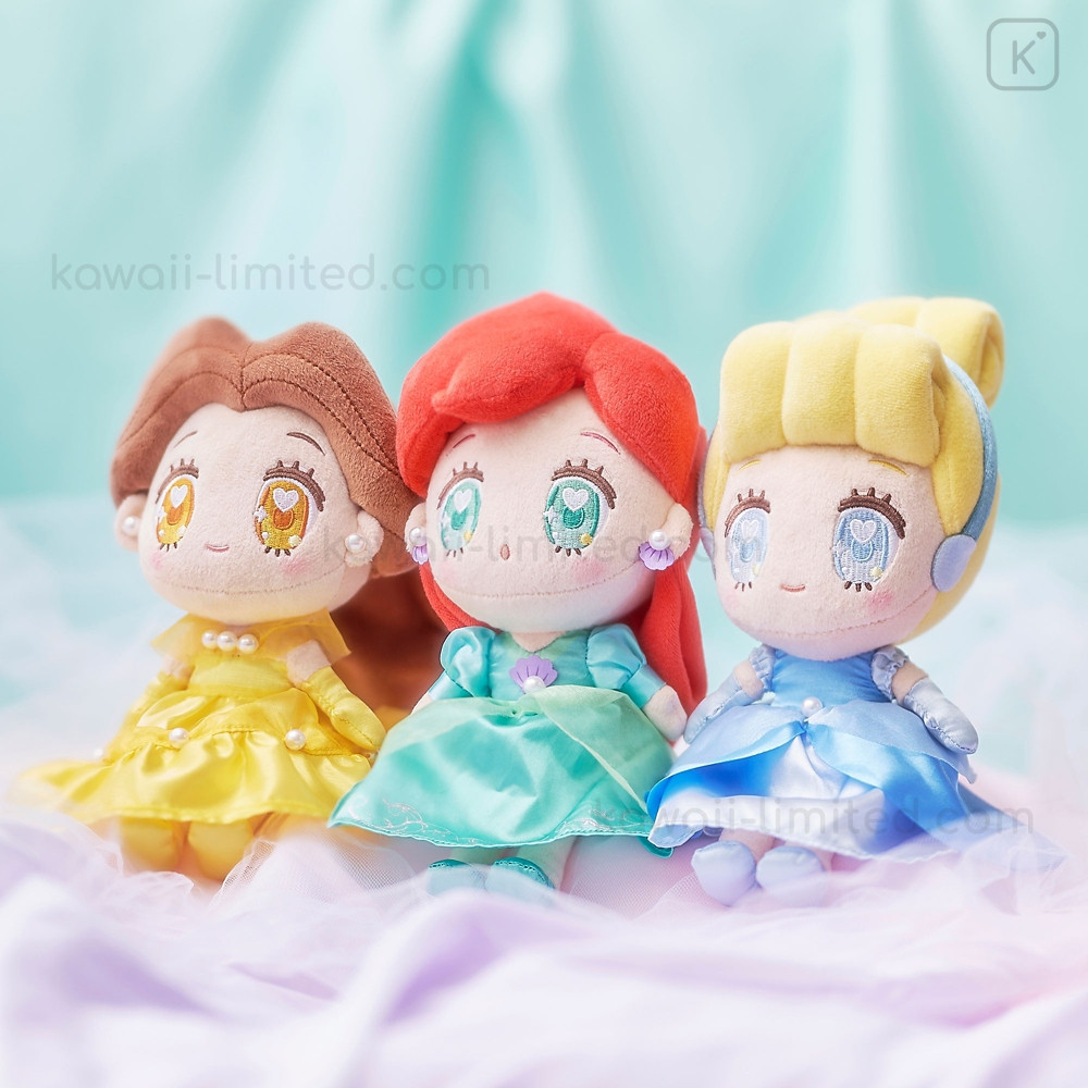 Princess Plushies, Princess Cinderella, Rapunzel and Tiana …