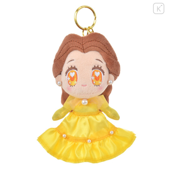 Japan Disney Store Tiny Princess Plush Keychain - Belle - 1