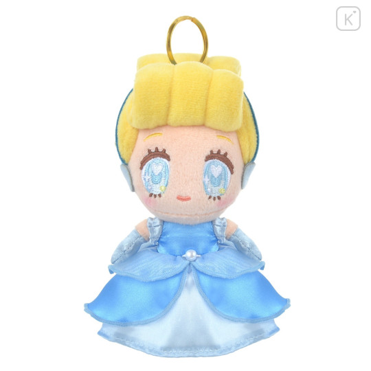 Japan Disney Store Tiny Princess Plush Keychain - Cinderella - 1
