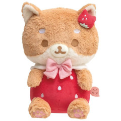 Japan San-X Plush Toy - Corocoro Coronya Komame / Strawberry Bread