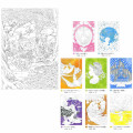 Japan Disney B5 Coloring Book - Snow White - 2