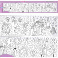 Japan Disney Roll Coloring Book - Frozen : Petatto! - 2
