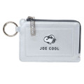 Japan Peanuts Coin & Card Case - Snoopy / Joe Cool Silver - 1