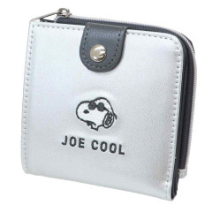 Japan Peanuts Mini Wallet - Snoopy / Joe Cool Silver