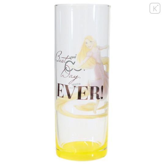 Japan Disney Glass Tumbler - Rapunzel : Disney100 - 1