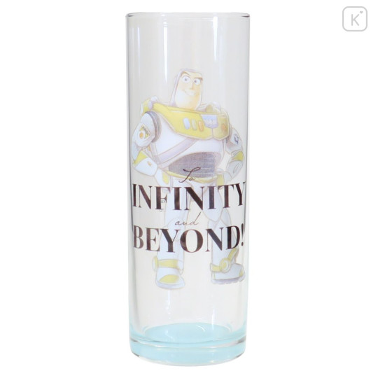Japan Disney Glass Tumbler - Buzz Lightyear / Disney100 - 1
