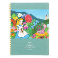 Japan Disney A5 Ring Notebook - Alice in Wonderland - 1
