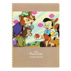 Japan Disney A5 Ring Notebook - Pinocchio