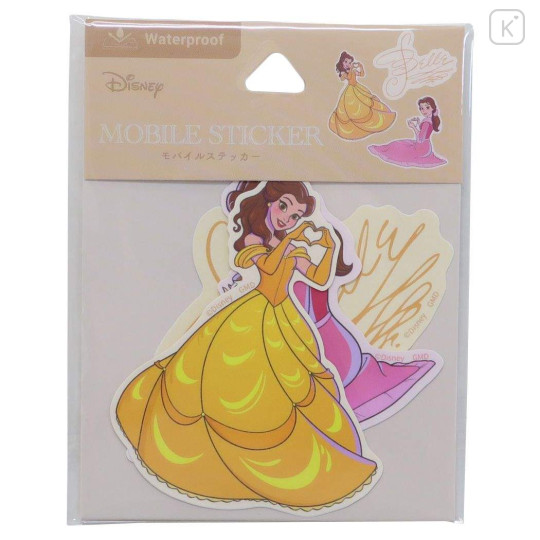 Japan Disney Vinyl Sticker Set - Beauty and the Beast : Belle - 1