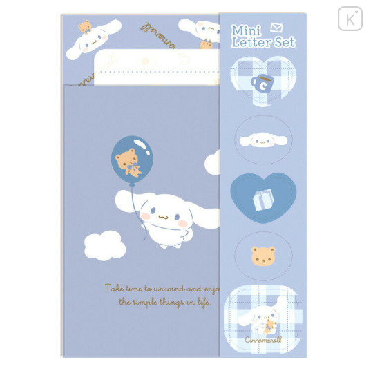 Japan Sanrio Mini Letter Set - Cinnamoroll : Balloon - 1