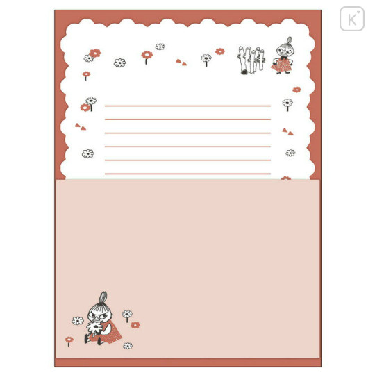 Japan Moomin Letter Set - Little My / Red - 1