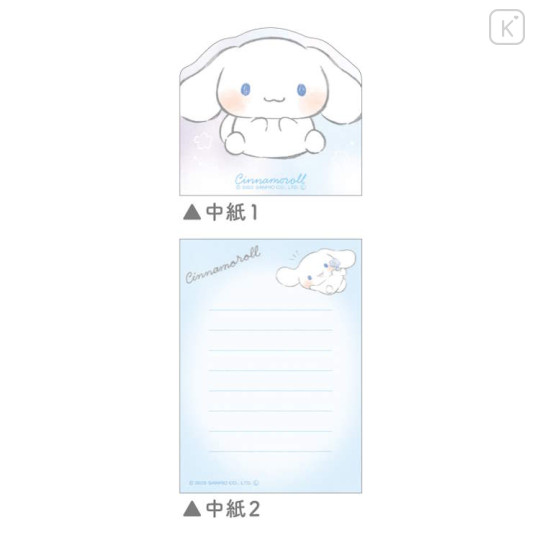 Japan Sanrio Die-cut Mini Notepad - Cinnamoroll / Baby - 2