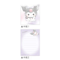 Japan Sanrio Die-cut Mini Notepad - Kuromi / Baby - 2
