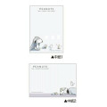 Japan Peanuts Mini Notepad - Snoopy : Woostock Ghost - 2